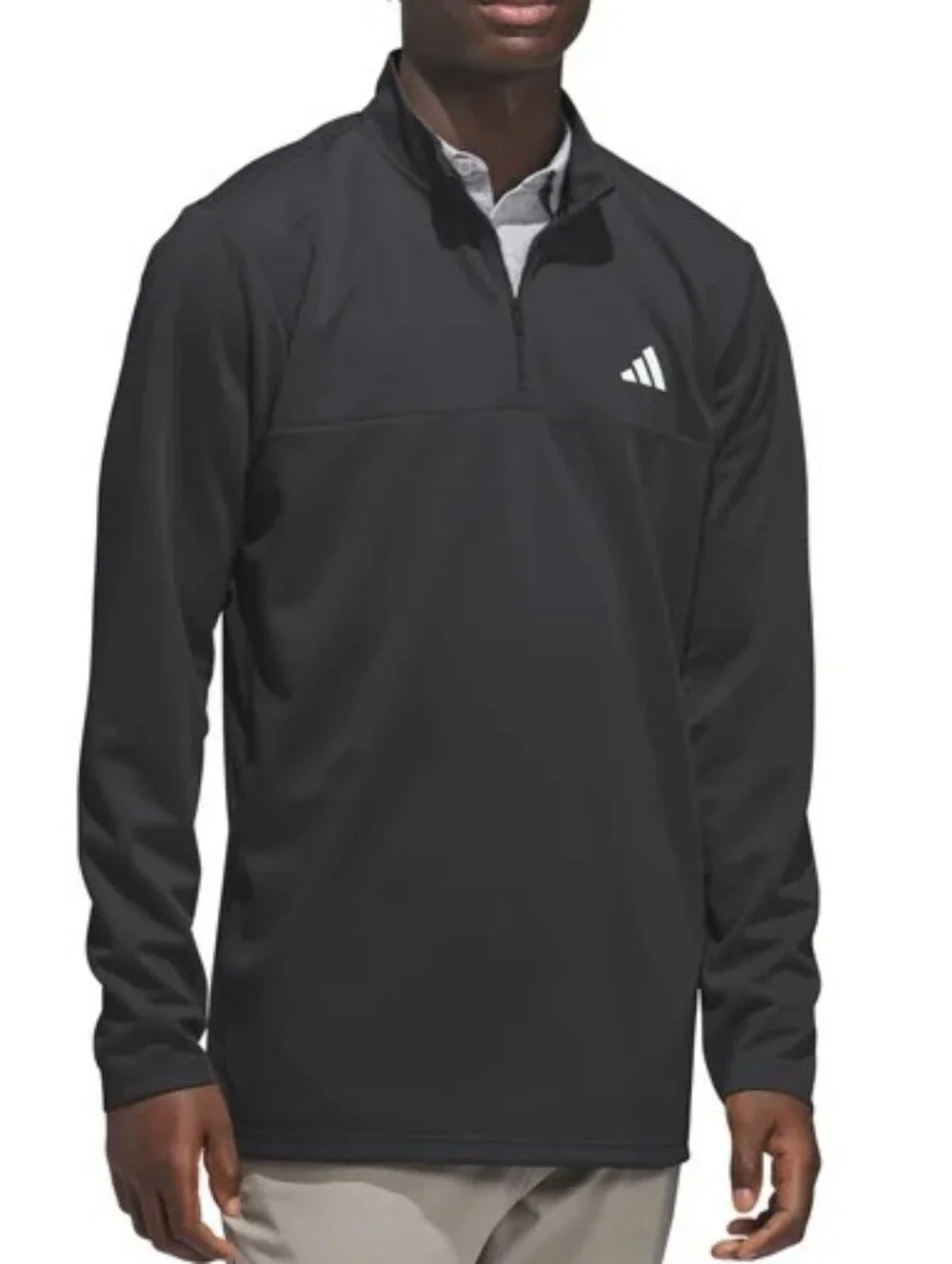 Adidas Men's 1/4 Zip Long Sleeve Pullover New Size Large